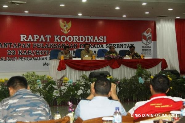 Plt. Gubsu Buka Rakor Pemantapan Pilkada